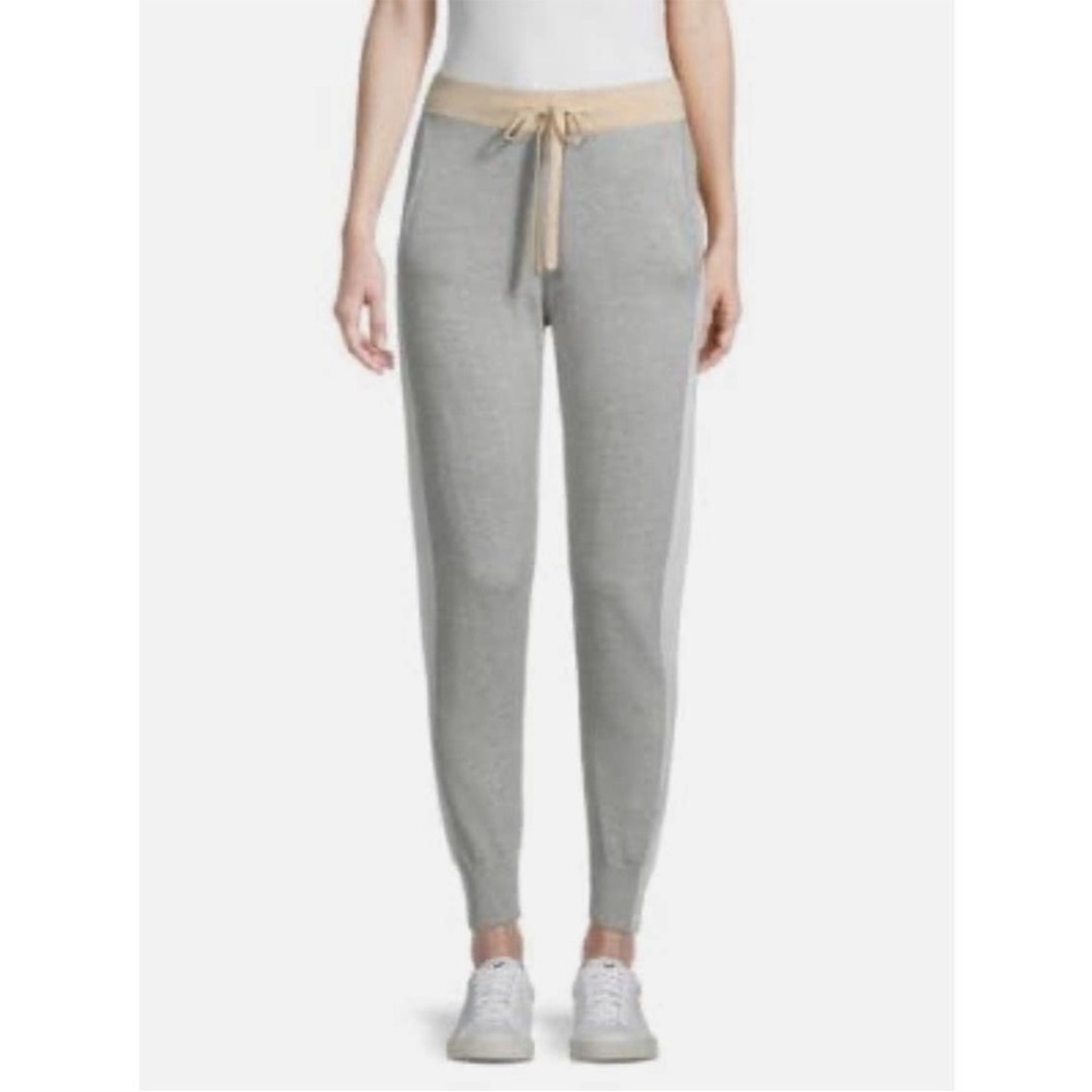 NWT, Monrow, Women’s Colorblock Stripe knit Sweatpants - Picture 2 of 3